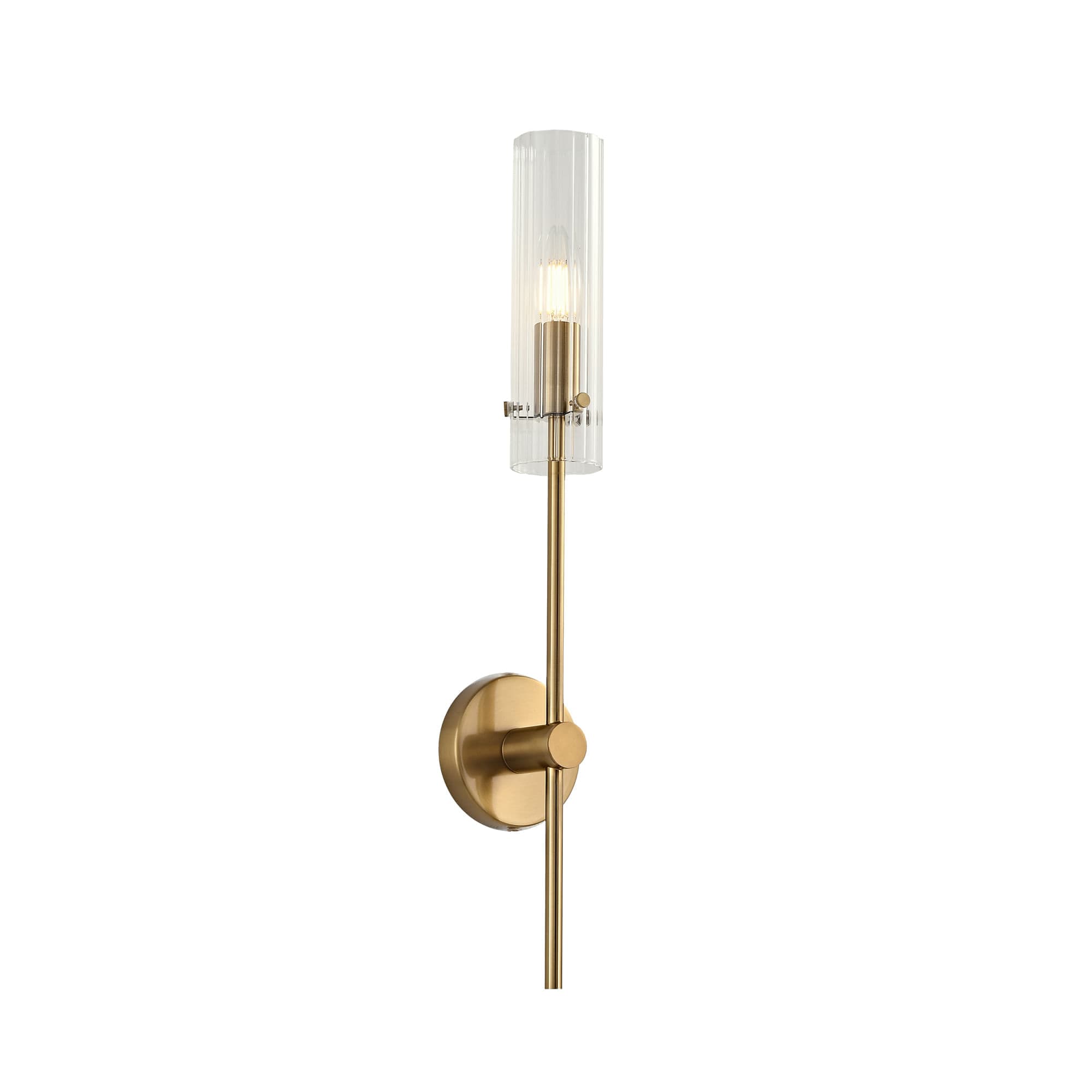 ARANDELA FABULA DOURADO E TRANSPARENTE 1xE14 VELA MAX 40W — imagem 1 do catálogo Bella