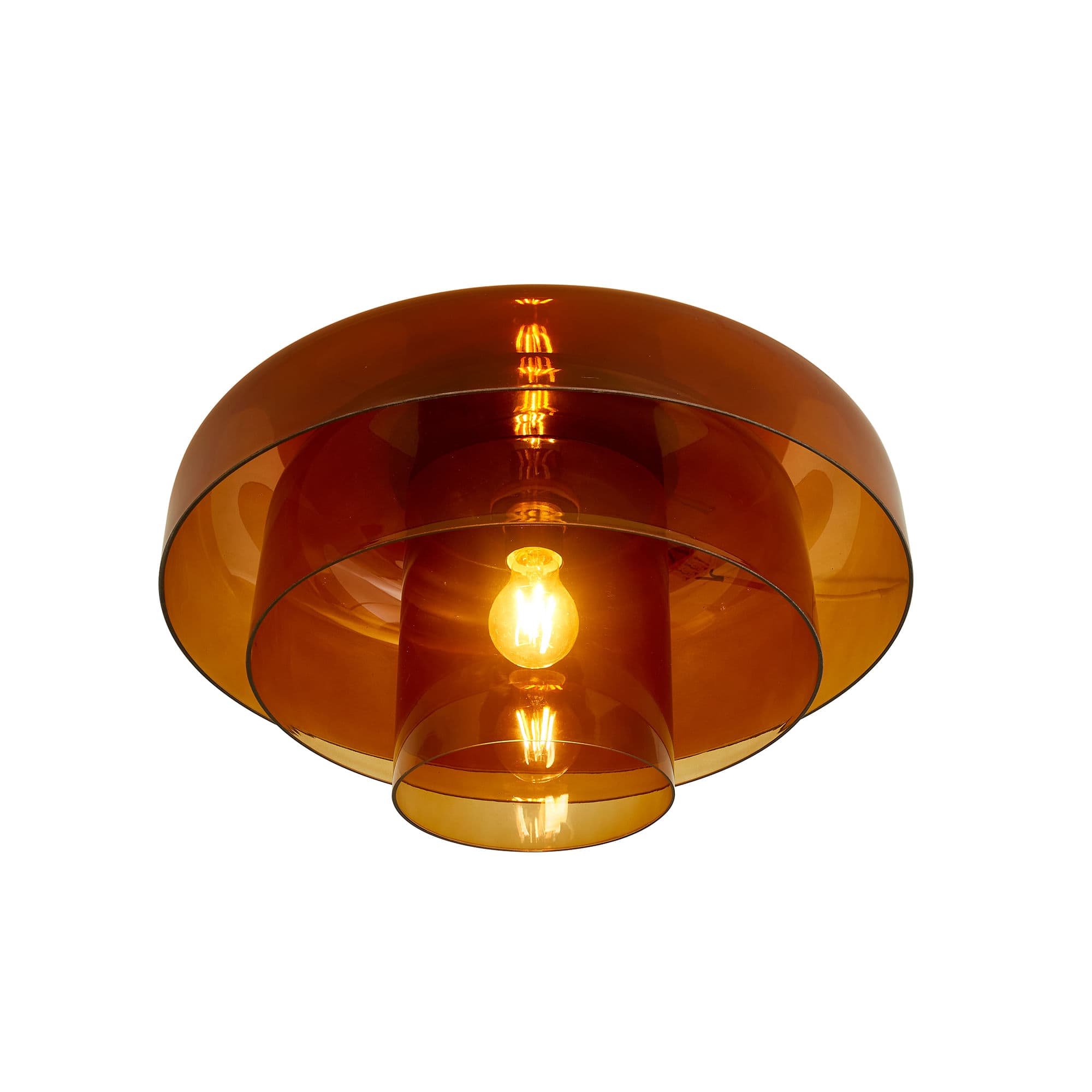 PLAFON JELLY MARROM E CAFE 1xE27 BULBO MAX 60W