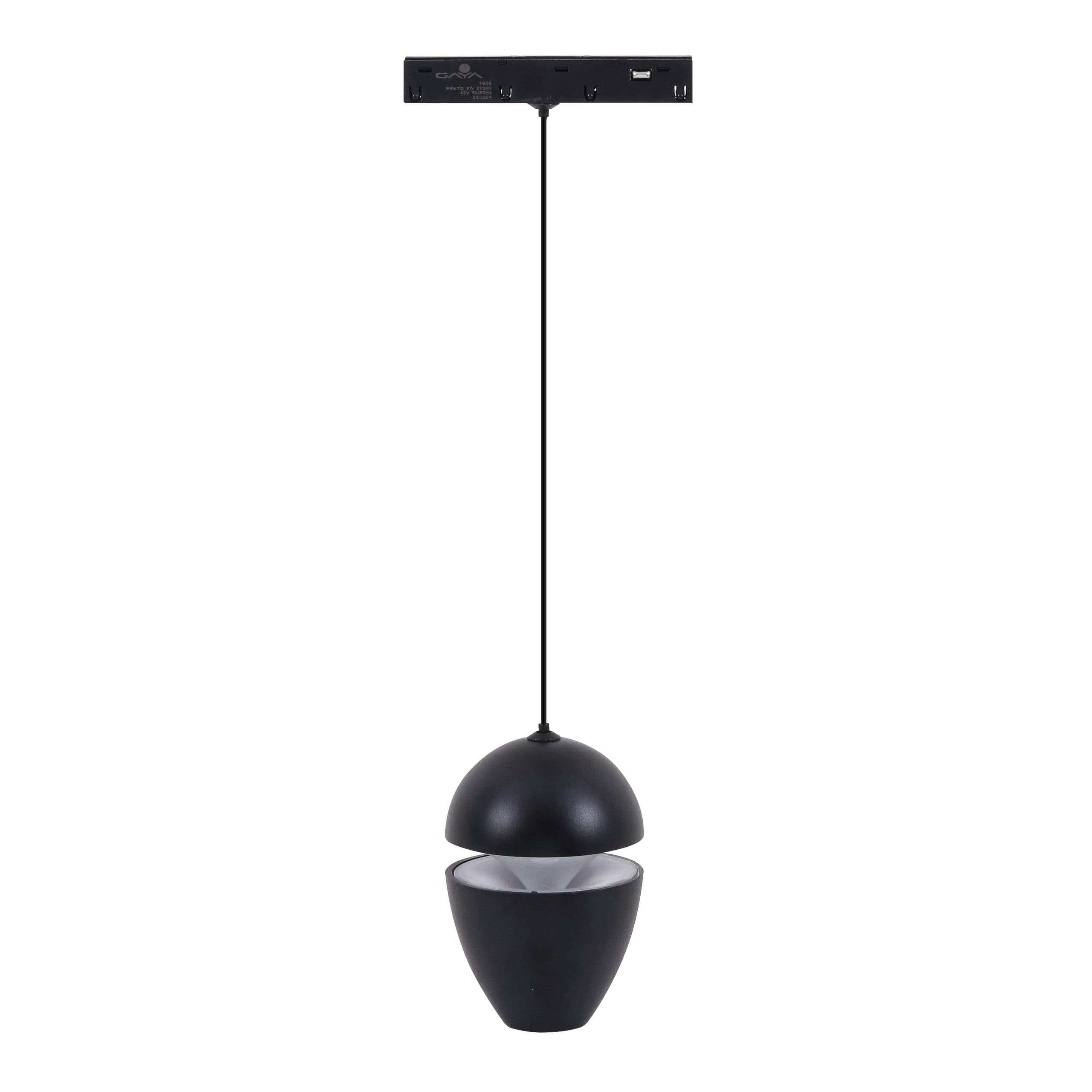 PENDENTE MAG AIR 9W — Cor: Preto — imagem 1 do catálogo oficial Gaya
